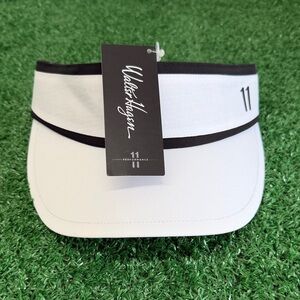 Walter Hagen White Visor with Black Trim